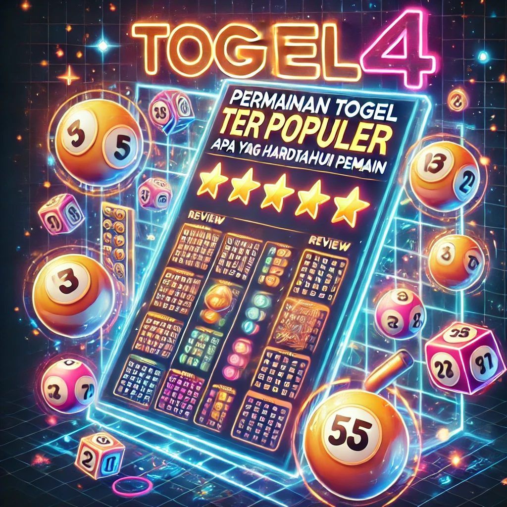 Review Permainan Togel Terpopuler di Togel4D: Apa yang Harus Diketahui Pemain