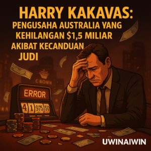 Harry Kakavas Pengusaha Australia yang Kehilangan $1,5 Miliar Akibat Kecanduan Judi