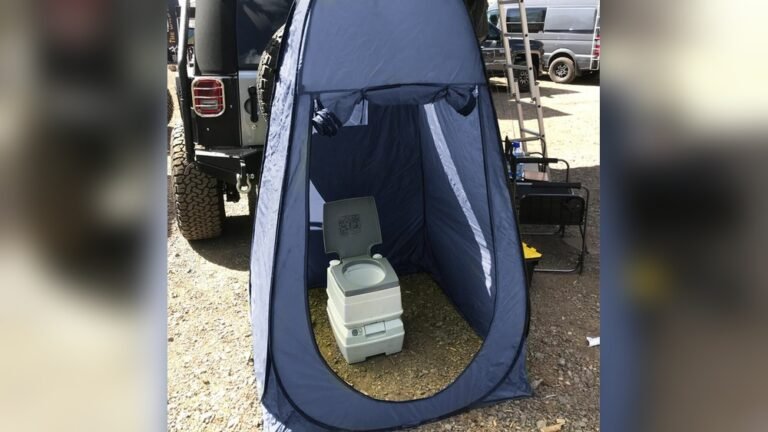 How to Set Up Camping Toilet Tent